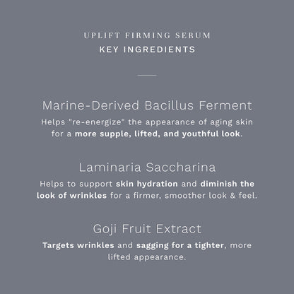 City Beauty UpLift Firming Serum - Face Serum - Lift & Tighten - Natural Sagging Skin Solution with Deep-Sea Extracts - Visibly Smooth Fine Lines & Wrinkles - - Cruelty-Free Skin Care