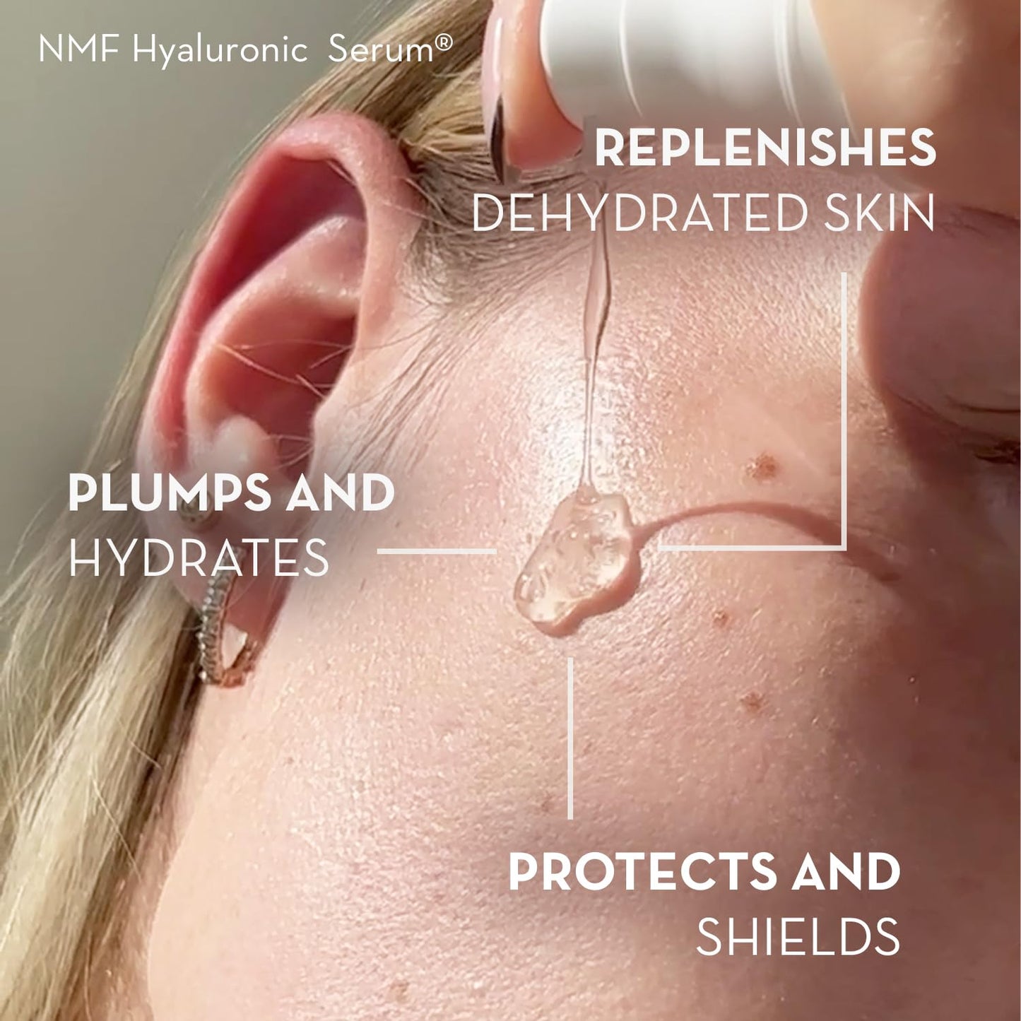 Sonage NMF Hyaluronic Acid Serum: Anti-Aging Face Plumping Serum | Ultra Hydrating for Dehydrated Skin