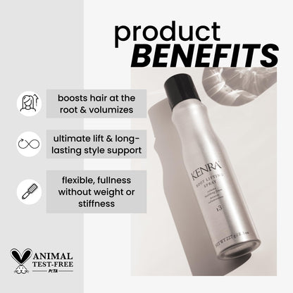 Kenra Root Lifting Spray 13 | Volumizing Foam | Medium Hold | Ultimate Lift & Lasting Style | Boosts Hair At The Root | Provides Flexible Fullness Without Weight or Stiffness | All Hair Types