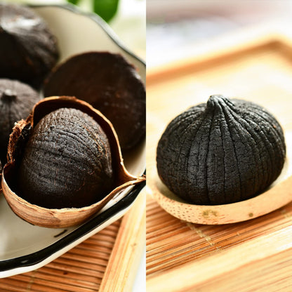 RioRand Black Garlic 908g Whole Peeled, 90-Day Aged 2 Lbs Jar, No Added Preservatives, Ready to Eat