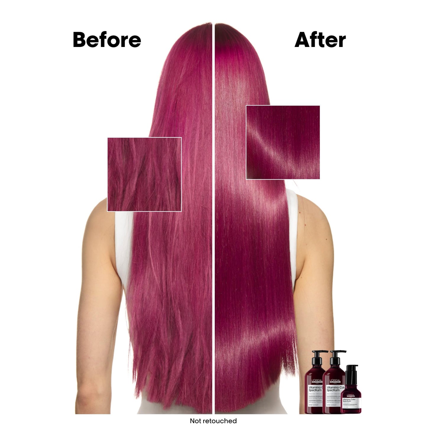 L'Oréal Professionnel Paris Vitamino Color Spectrum Deep Conditioner - Maintains Day 1 Vibrancy, Ultra High Glass Shine, Rich Vibrant Colors, Strengthens & Smoothens Hair, Color Toning