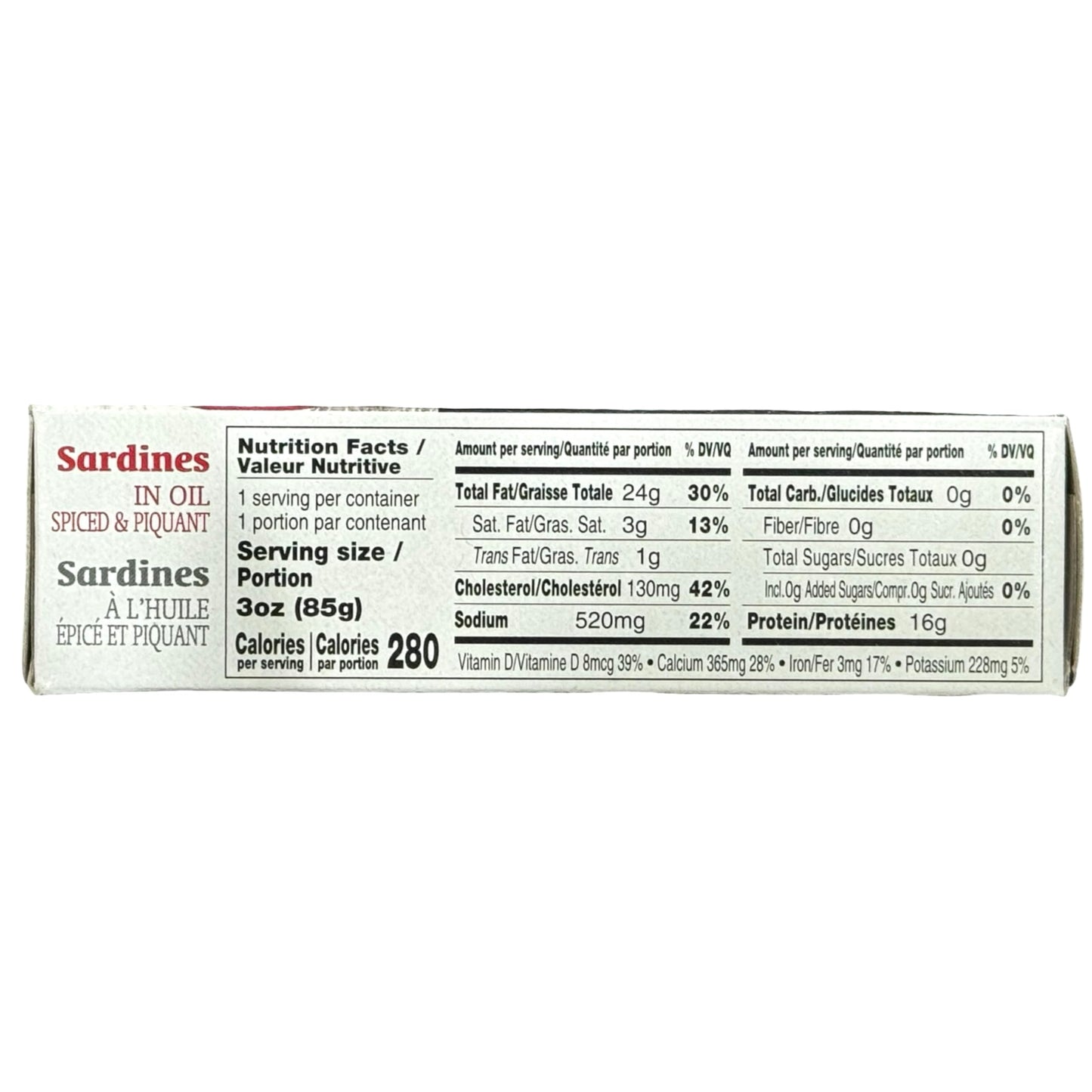 Fantis – Sardines in Oil – Spiced & Piquant Wild-Caught Sardines, from Spain, Keto-Friendly, Ready to Eat, High Protein Seafood Snack, 4.375 oz, Pack of 6