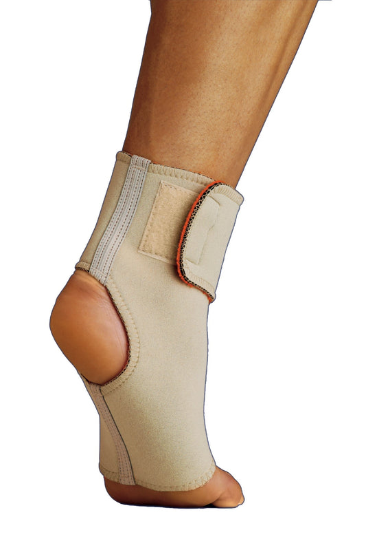 Thermoskin Ankle Wrap, Thermal Support, Beige, Small