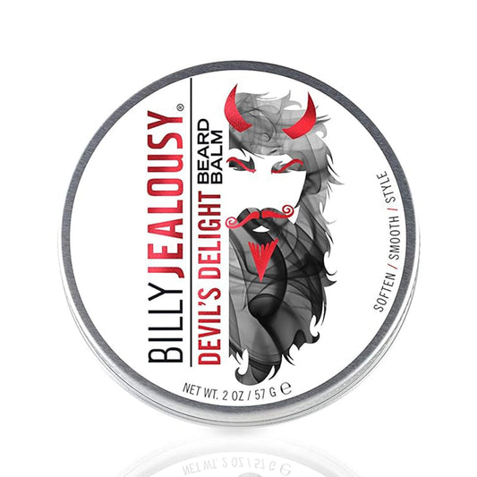 Billy Jealousy Beard Balm with Light Hold & Low Shine, Everyday Beard Styling Balm Loaded With Coconut, Shea & Sunflower Oils For Smooth & Nourished Facial Hair & Skin