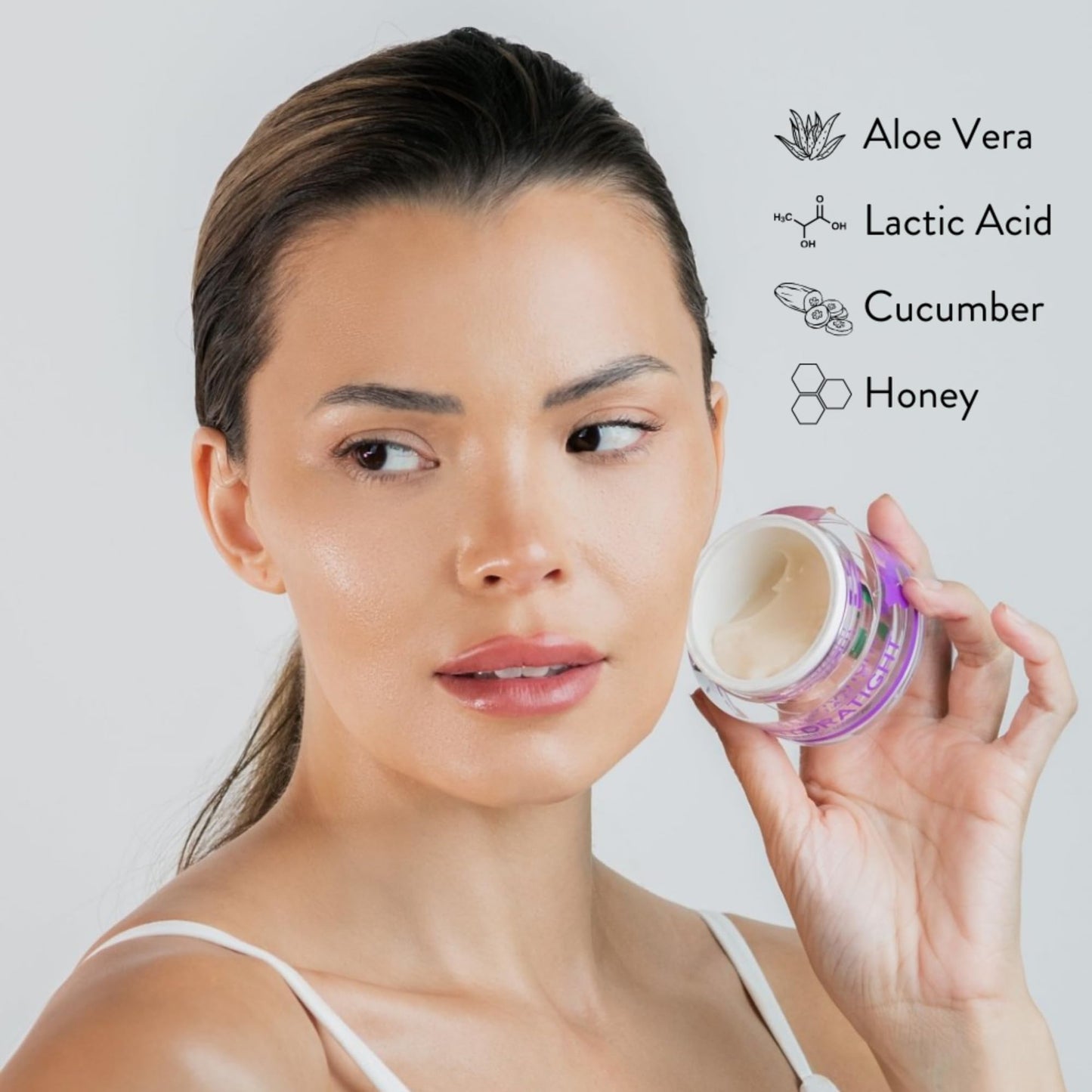 Nurse Jamie Hydratight Hydrating Face Mask – Overnight Firming & Soothing Treatment for Dry, Irritated Skin with Lactic Acid & Cucumber