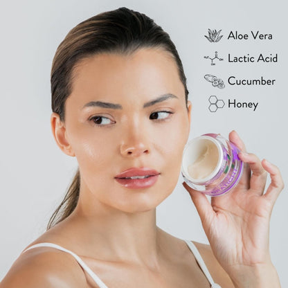 Nurse Jamie Hydratight Hydrating Face Mask – Overnight Firming & Soothing Treatment for Dry, Irritated Skin with Lactic Acid & Cucumber