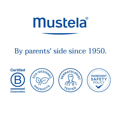 Mustela Certified Organic Hydrating Cream - Natural Body Lotion w/Olive Oil, Aloe Vera & Sunflower Oil - For Baby, Kid & Adult - Fragrance Free, EWG Verified & Vegan - 5.07 oz. - Packaging may vary