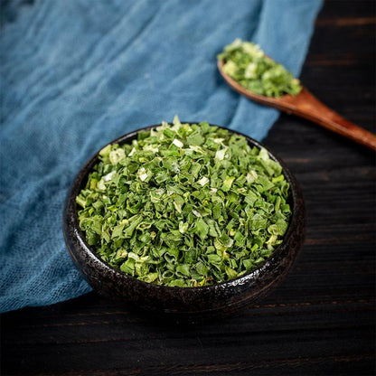 BKSUAIWU Freeze Dried Chopped Green Onions,2.82oz(80g),Dried Scallions,Dehydrated Onion,Dry Green Onions for Cooking, Salads, Garnish香葱干