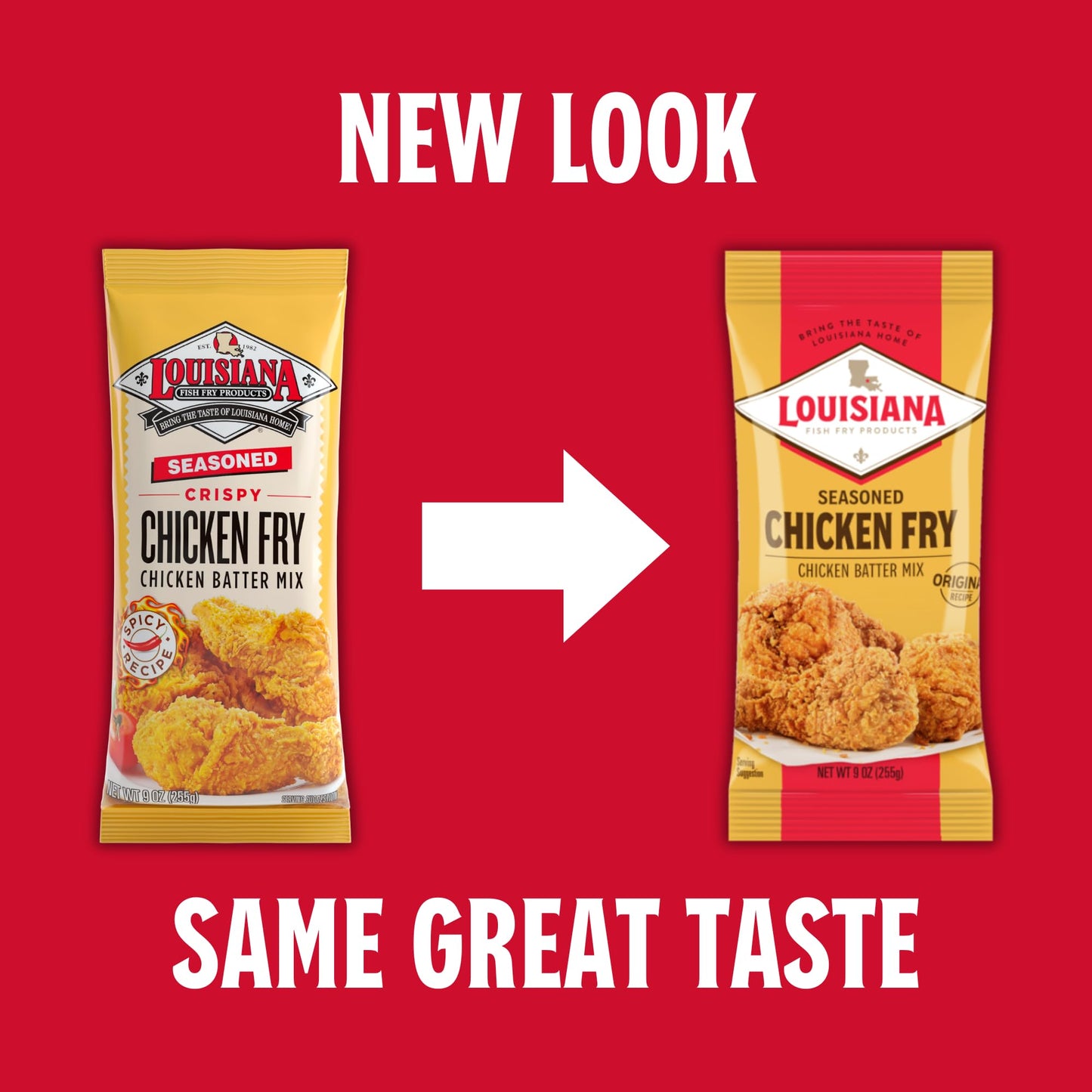 Louisiana Seasoned Chicken Fry Batter Pack of 3 Crispy Southern Coating Mix for Fried Chicken Delicious and Convenient