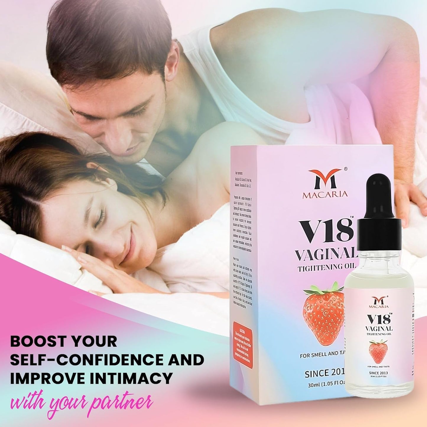 V18 TIGHT Vaginal Tightening Oil (Cream gel) - All Natural, V Tight Oil (Cream gel) for Women