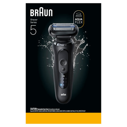 Braun Electric Razor for Men Series 5, Electric Shaver, Precision Trimmer, Extra Shaver Head, 4-in-1 Clean & Charge Center, S5 5165ps