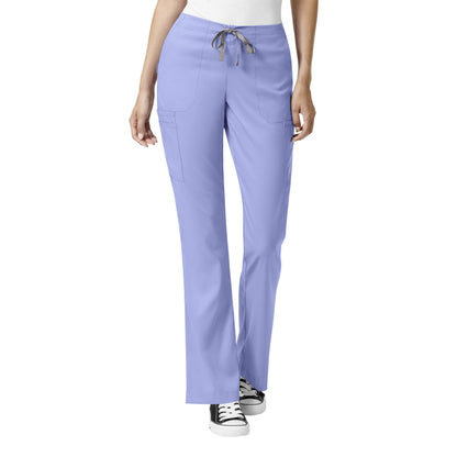Women's Moderate Flare Leg Cargo Pant Ceil Blue