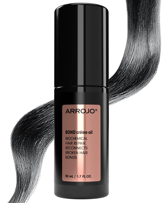 Arrojo BOND Créme Oil – Leave In Protein Hair Treatment for Dry Damaged Hair – Sulfate & Paraben-Free, Deep Conditioning & Frizz Control, 1.7oz