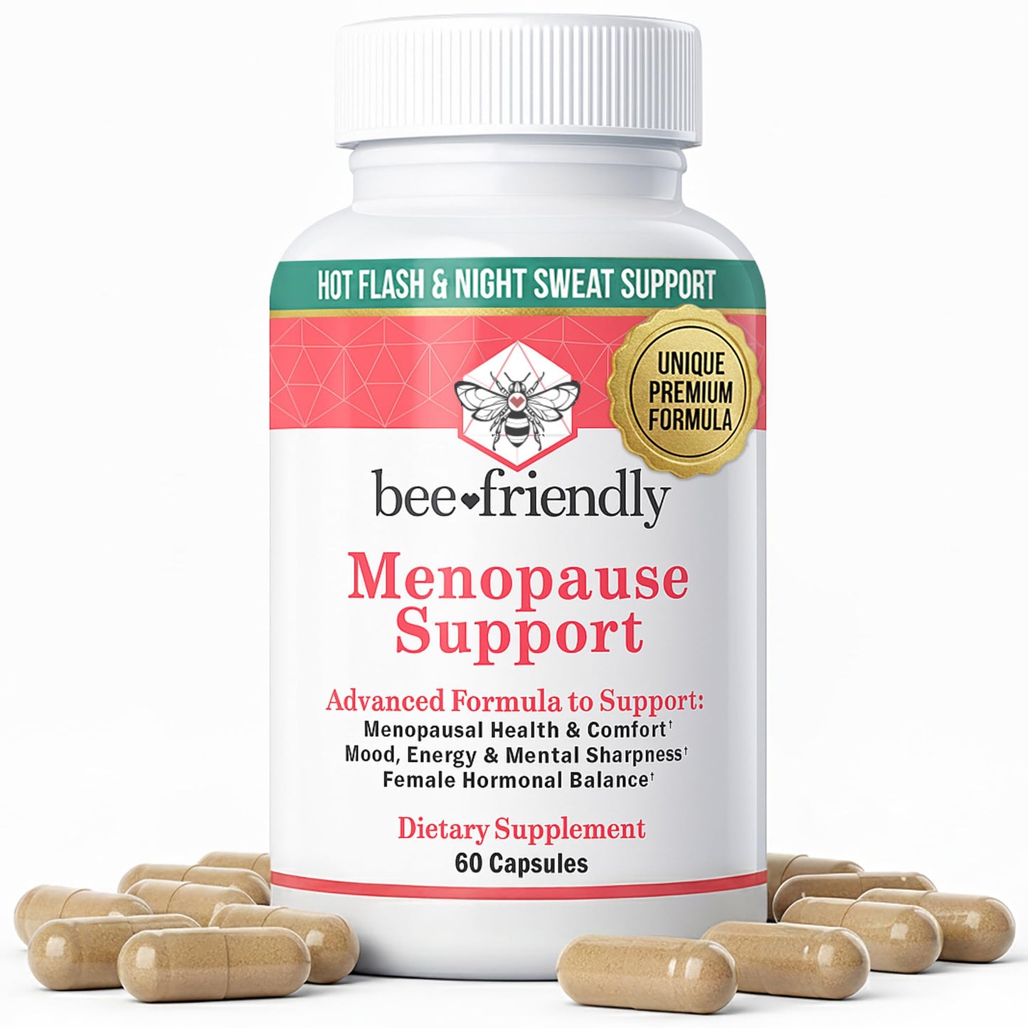 BeeFriendly™ Vaginal Moisturizer + Menopause Support Supplement | Complete Midlife Comfort Bundle