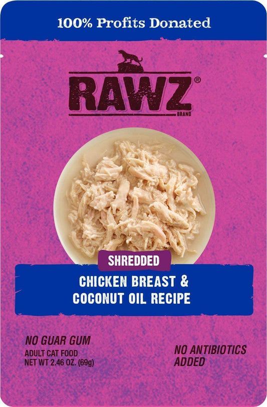 Rawz® Shredded Chicken Breast & Coconut Recipe 8/2.46 oz Pouches