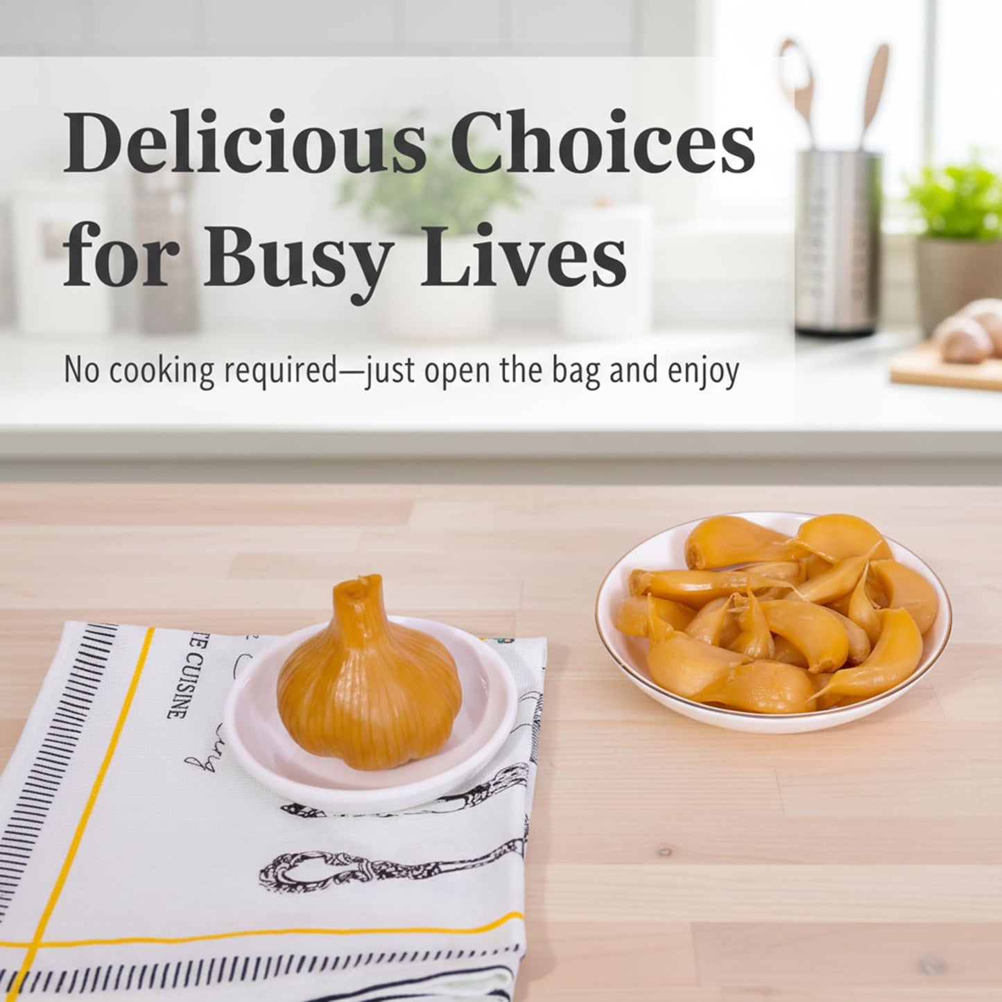 SODGHYTR Pickled Garlics, 17.64oz, Crunchy and Sweet Flavor,Long Shelf Life,Hot Pot Companion,Pickled Garlic Cloves