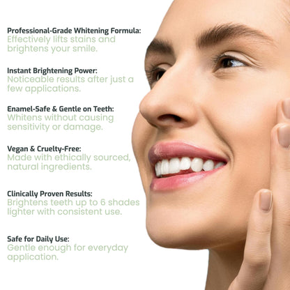 Nudge Advanced Teeth Whitening EnamelGuard Gel Pen, 2 ml, Powerful Whitening, Enamel Strengthening, Sensitivity Friendly Formula