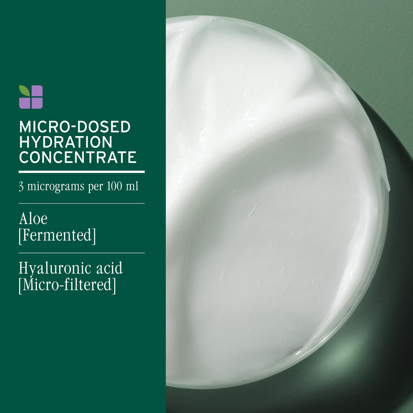 Biolage Hydra Source Leave-In Cream - Instantly Moisturizes & Seals Split Ends, For Dry Hair, With Fermented Aloe & Micro-Filtered Hyaluronic Acid