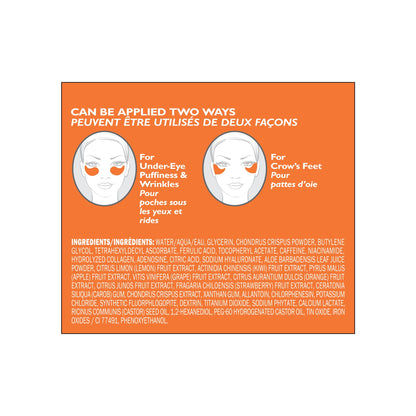 Peter Thomas Roth | Potent-C™ Power Brightening Hydra-Gel Eye Patches | Eye Mask Patches for Under-Eye Bags and Fine Lines | Brightens The Look of Dark Circles