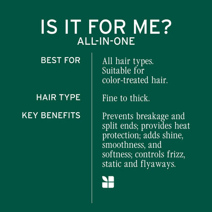 Biolage All-In-One Multi-Benefit Spray - Leave-In Treatment, Heat Protectant, Shine, Frizz Control, For All Hair Types, Coconut Oil, Vegan & Paraben-Free