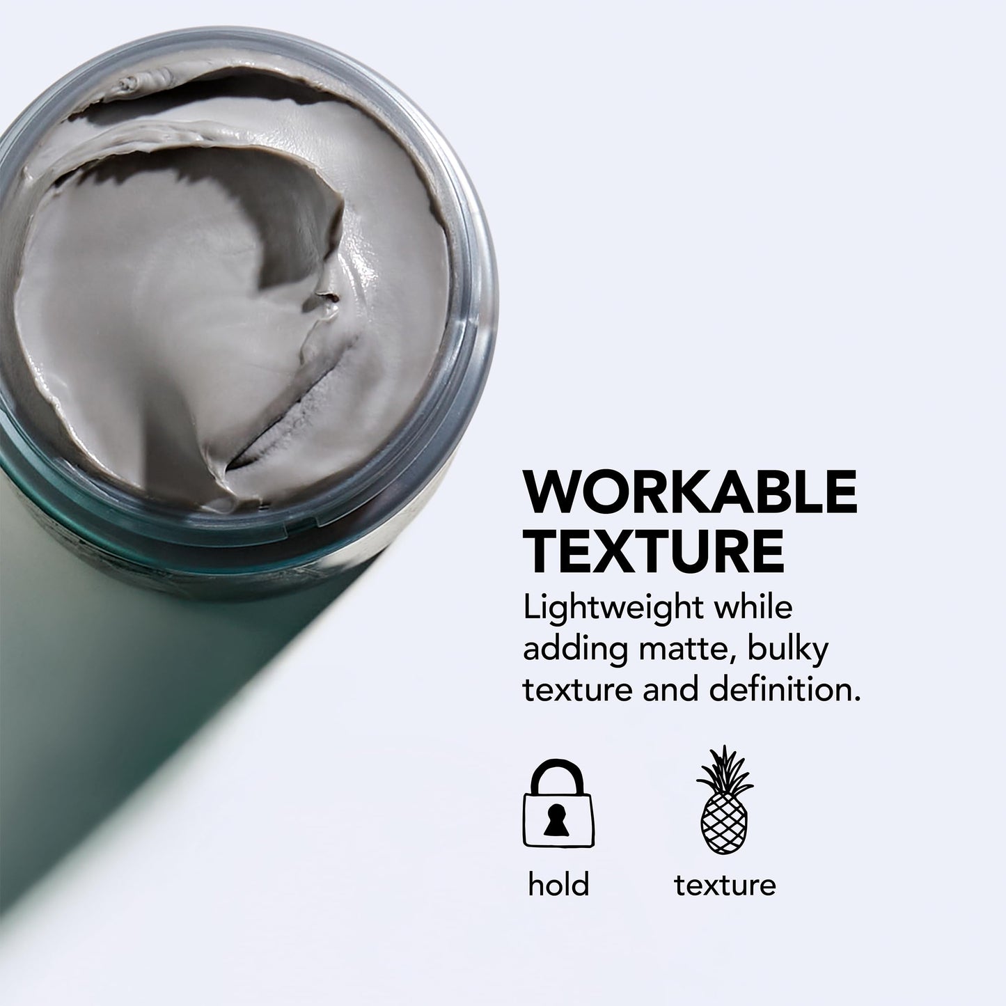 Bumble and bumble. Sumoclay Matte Texture Clay | Workable Texture, Moldable Hold + Matte Finish | With Kaolin Clay | For Short Fine to Medium Wavy, Straight Hair, 1.5 Ounce