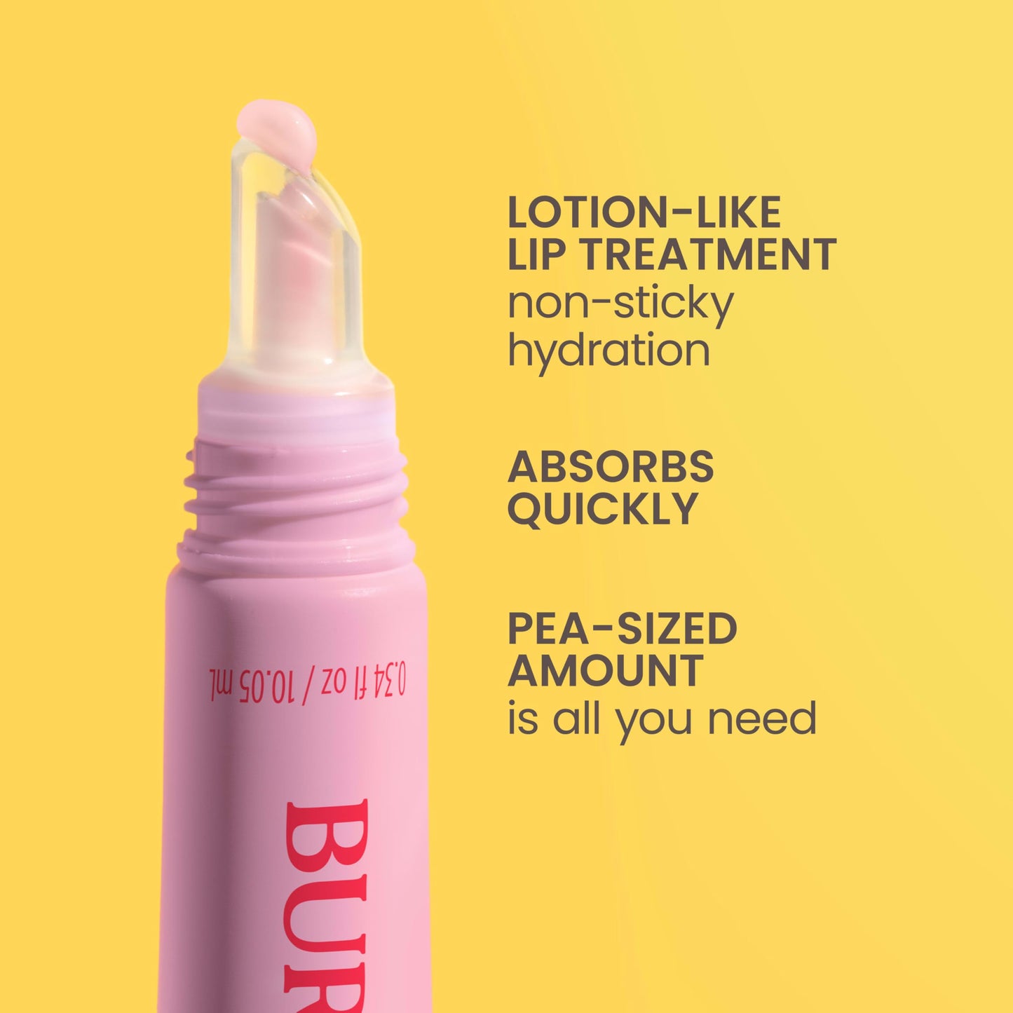 Burt’s Bees Lip Milk, Daily Lip Moisturizer, Sweet Strawberry, Vitamin Enriched Moisturizing Lip Balm with Almond Milk and Jojoba Oil, Hydrating for Softer Lips, 1 Tube, 0.34 Fl Oz