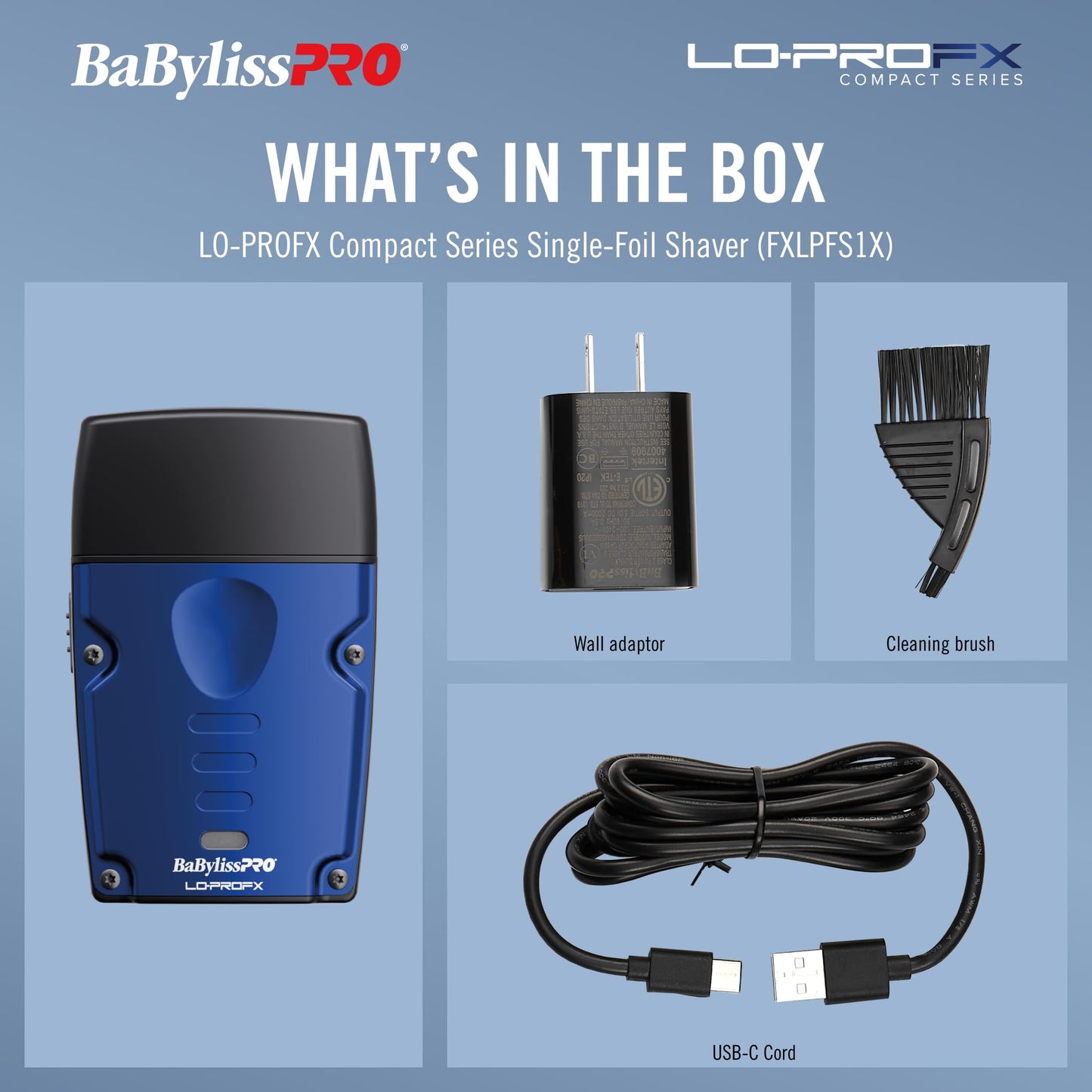 High-Performance Compact LO-PROFX Shavers for Men