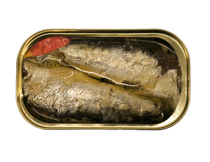Sardines in Olive Oil w/ Lemon from Portugal by Pinhais, 4.4 oz (125 g)