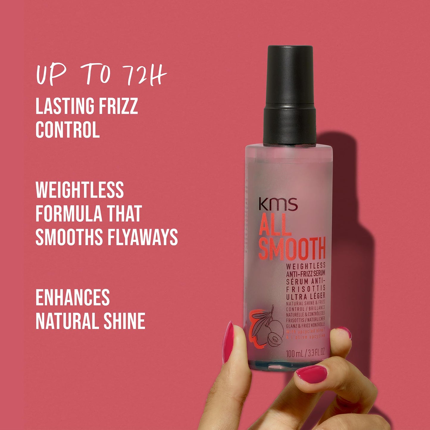AllSmooth Weightless Anti-Frizz Serum for Fine Hair, 100ml