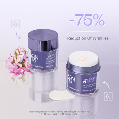 Yonka Time Resist | Anti-Aging Cream with Youth Activating Complex | Firming Anti-Wrinkle Moisturizer for Face and Neck | Paraben-Free | 1.76 oz