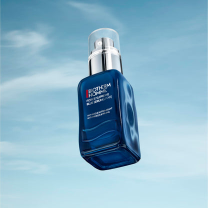 Biotherm Force Supreme Blue Serum for Men, With 35 Nutrients for Skin Regeneration, Pro-Xylane for Firmness, Ultra-Resurfacing Pro-Retinol and Peptides Fractions for Definition
