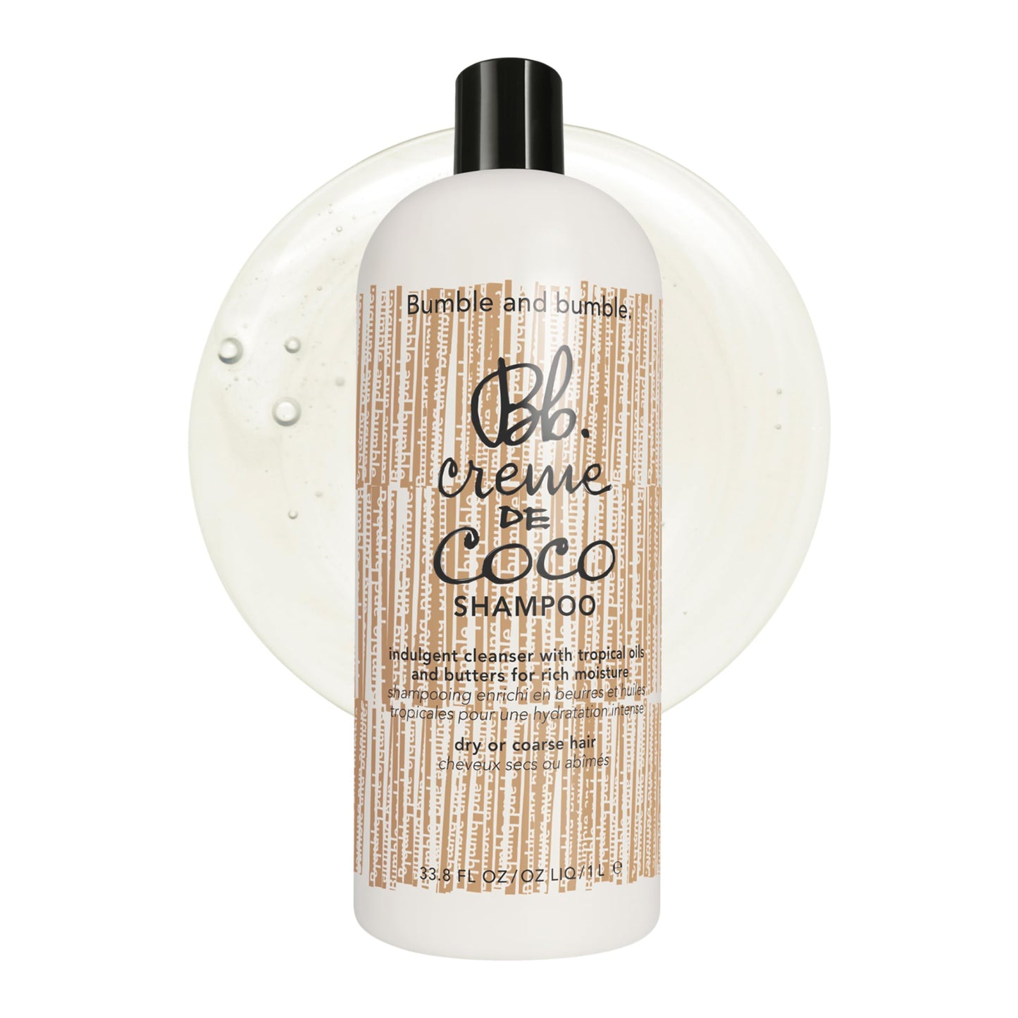 Bumble and bumble. Creme De Coco Shampoo | Provides Rich Moisture and Shine | Reduces Frizz | With Coconut Kukui Nut Murumuru Butter | For Dry Medium to Thick Curly, Wavy, Straight Hair