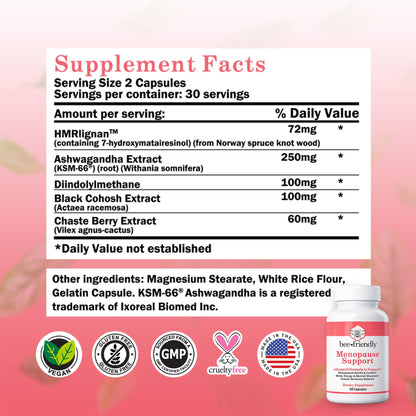 BeeFriendly™ Vaginal Moisturizer + Menopause Support Supplement | Complete Midlife Comfort Bundle