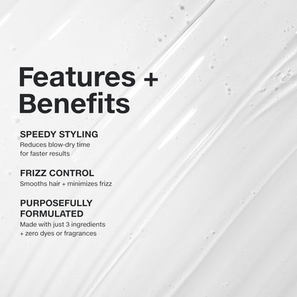 Paul Mitchell Clear Smoothing Serum, Blowout Primer, Fragrance Free, For Sensitive Scalp + Skin