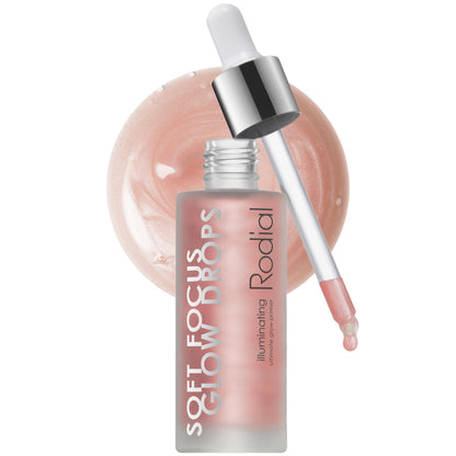 Soft Focus Glow Booster Drops, Radiance Booster Illuminating Serum For Face with Glycerin and Antioxidants, Smoothing Dewy Primer and Makeup Base, Weightless Formula