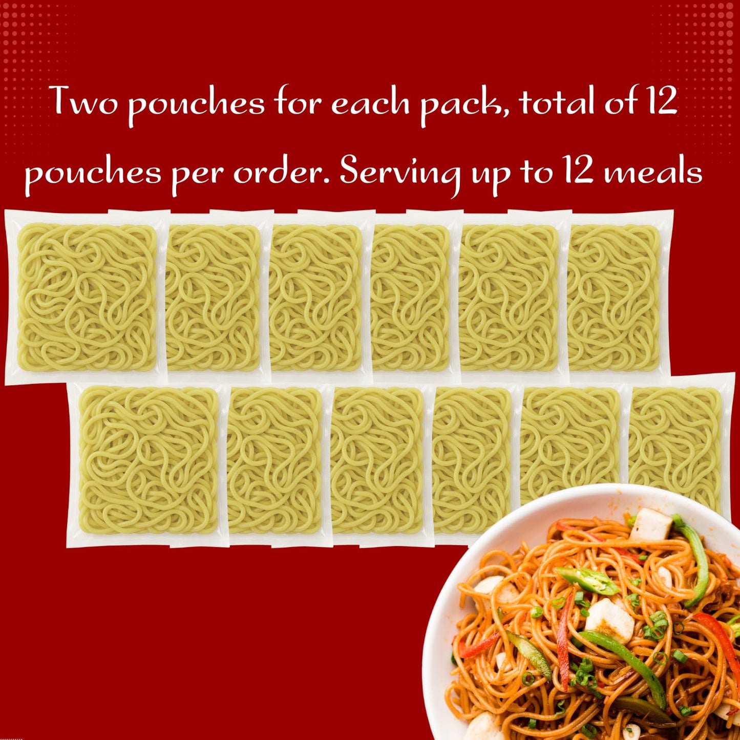 KA-ME Hokkien Stir-Fry Noodles 14.2 oz (Pack of 6), Authentic Asian Ingredients and Flavors, Certified Gluten-Free, Made of Rice, Authentic, No Preservatives or MSG, Instant & Microwaveable, Ideal In A Stir-Fry, Salad Soup or Your Favorite Noodle...