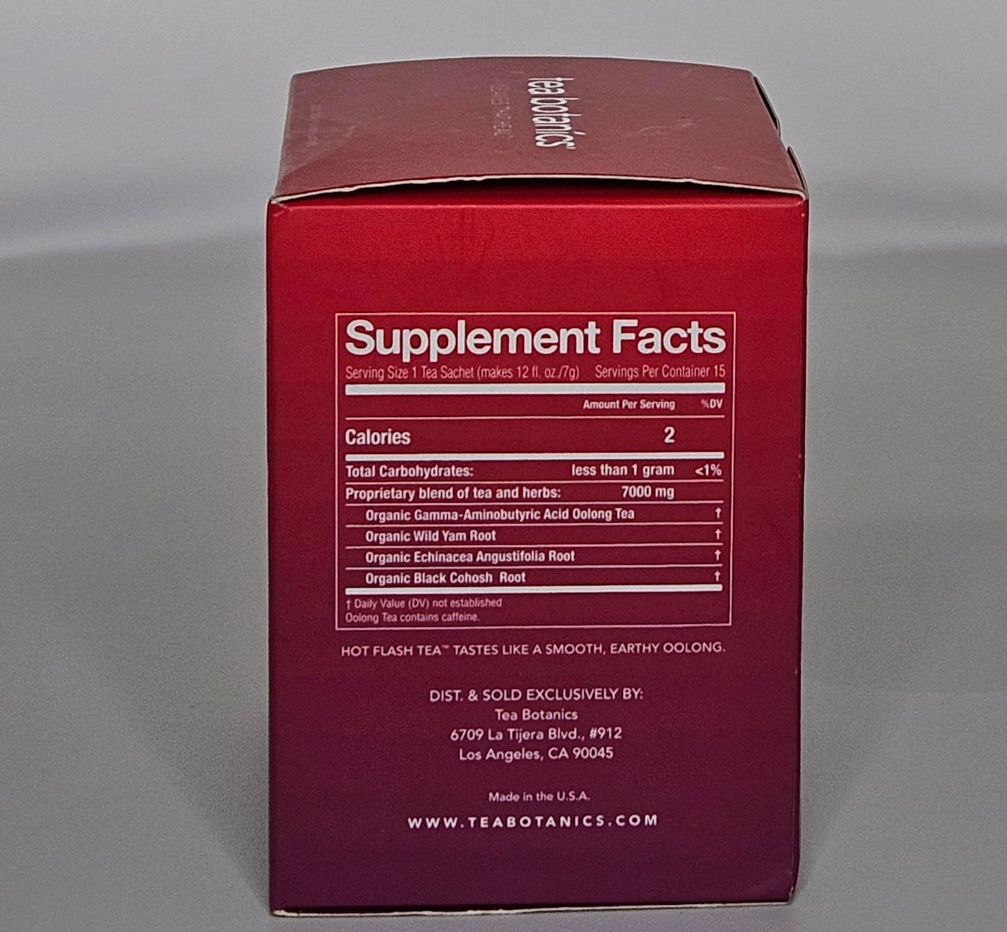 Hot Flash Tea - Organic Multi-sypmptom Menopause Support* (15 Day Supply)