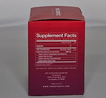 Hot Flash Tea - Organic Multi-sypmptom Menopause Support* (15 Day Supply)