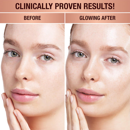 Charlotte Tilbury Glow Face Toner - Exfoliating Toner for Oily Skin - Helps to Reduce The Appearance of Pores, Hydrate & Plump Skin - Delicately Scented with Rose & Lemon