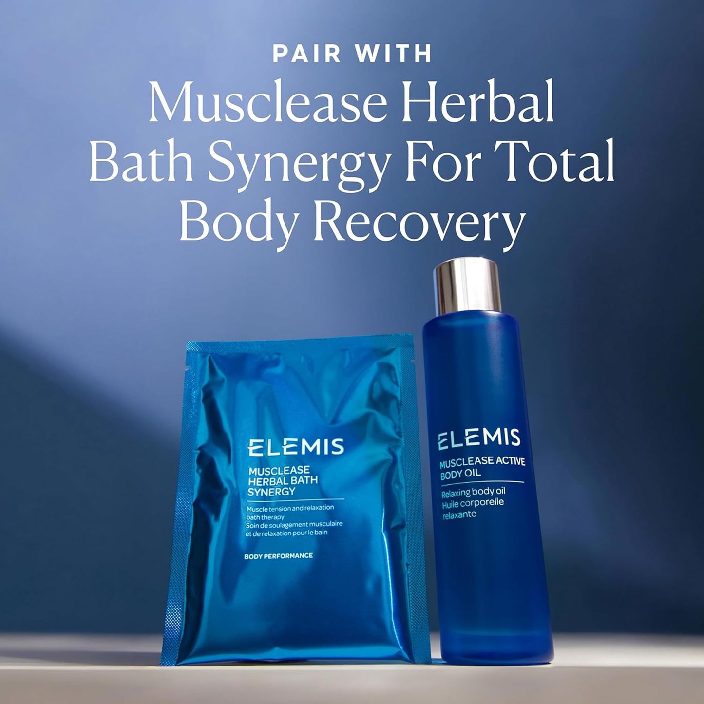 ELEMIS Active Body Concentrate Musclease 100ml, Revitalizing Massage Oil for Tired, Aching Muscles