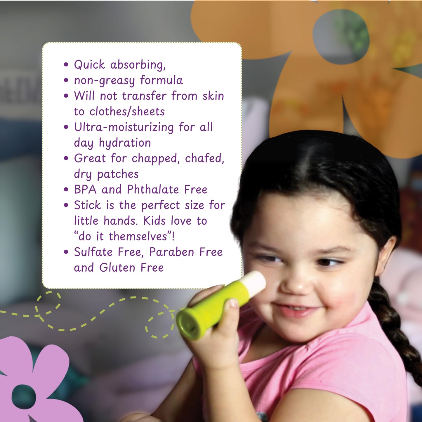 Little Green Soothing Balm, Moisturizing Balm for Baby and Kids Chapped Lips, Cheeks & Dry Skin
