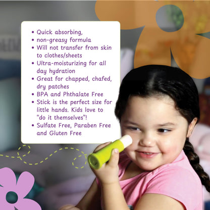 Little Green Soothing Balm, Moisturizing Balm for Baby and Kids Chapped Lips, Cheeks & Dry Skin