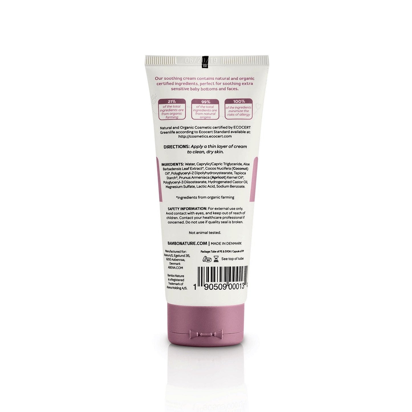 Bambo Nature Love Balm Soothing Cream, 3.4 fl oz Tube, 1 Count