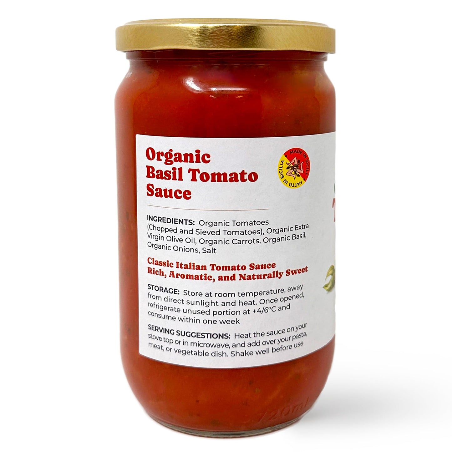 Food To Live Organic Basil Tomato Sauce, 24oz (680g) – Authentic Italian Pasta Sauce, No Added Sugar, Non-GMO, Vegan (Pack of 2)