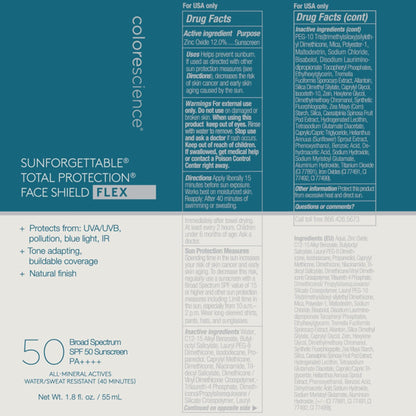 Colorescience Total Protection Face Shield Flex SPF 50, 1.8 fl. oz.