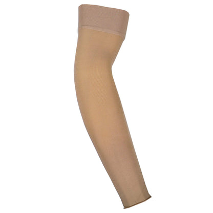Truform Lymphedema Compression Arm Sleeve, 20-30 mmHg Post Mastectomy Support, Beige, Large