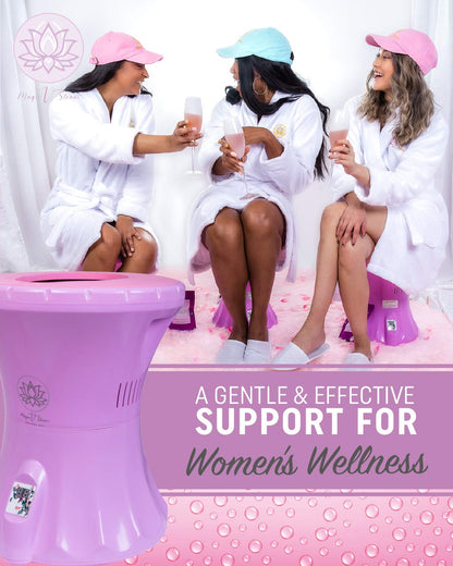 Magic V Universal Yoni Steam Herbs for Women – Herbal Steam Kit with Mugwort, Rose, Rosemary & Motherwort – Natural Cycle Balance, Detox & Feminine Wellness – 6 Steam Bags