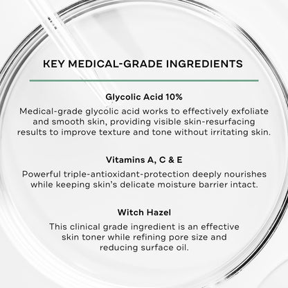 Replenix Glycolic Acid Resurfacing Skin Peel, Medical-Grade Facial Peeling Pads for Discoloration & Acne (60 ct.)