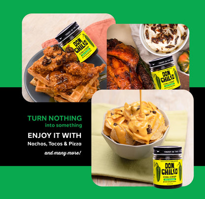 Don Chilio Mild Jalapeno Mexican Chile Crisp, 5 oz. – Crunchy Sliced Jalapenos Fried Chili Peppers in Hot Seasoned 100% Olive Oil – Keto-Friendly, Vegan, Gluten Free