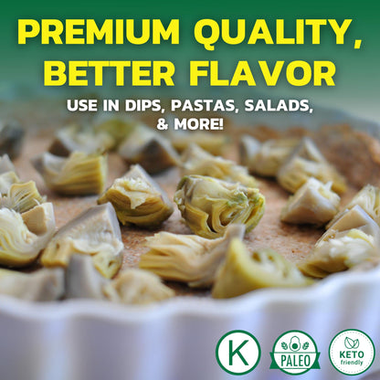 Native Forest Quartered Organic Artichoke Hearts - Artichokes, Artichoke Hearts in Water, Canned Artichoke Hearts, Vegan - 14 Ounce (Pack of 12)